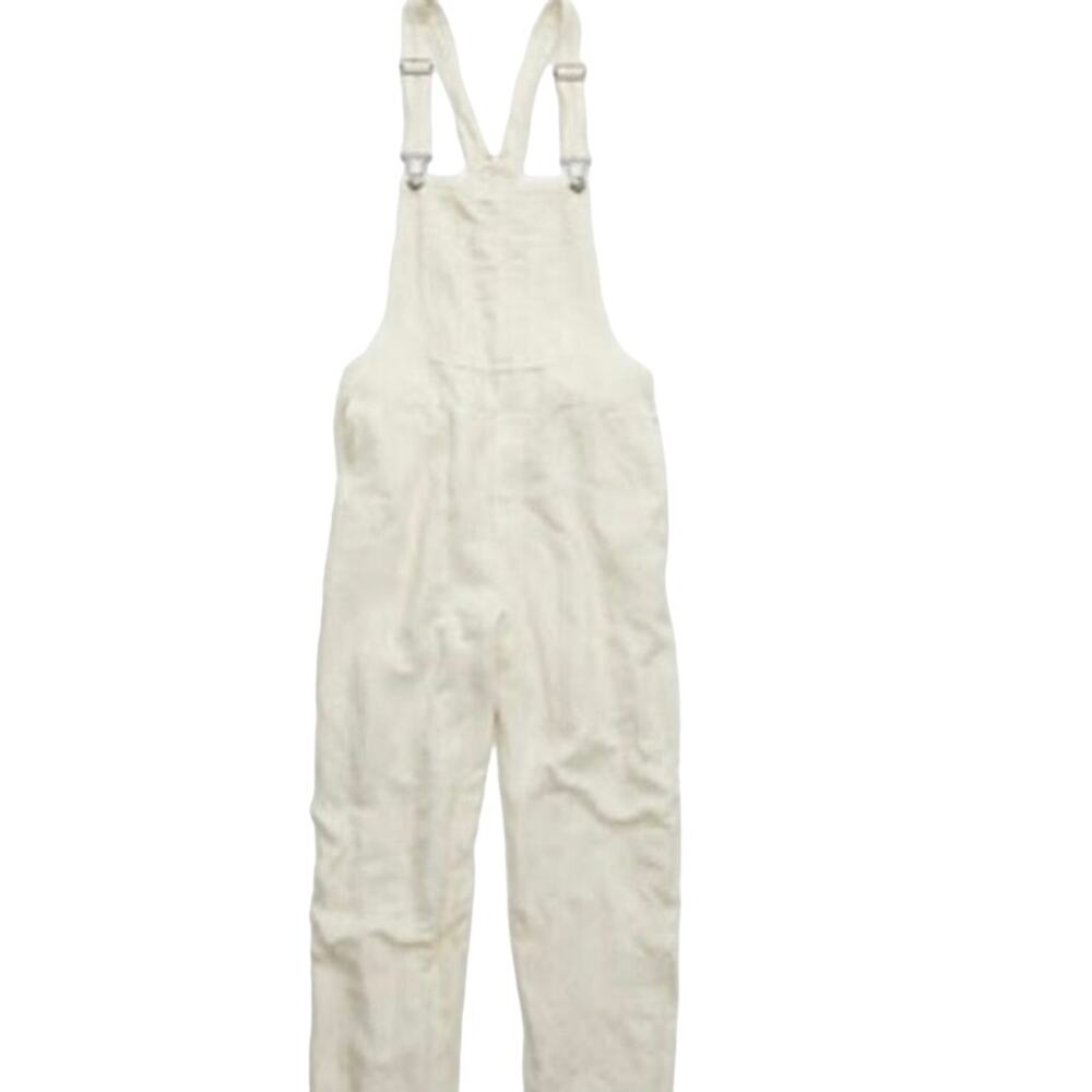 aerie Cream Overalls Size M